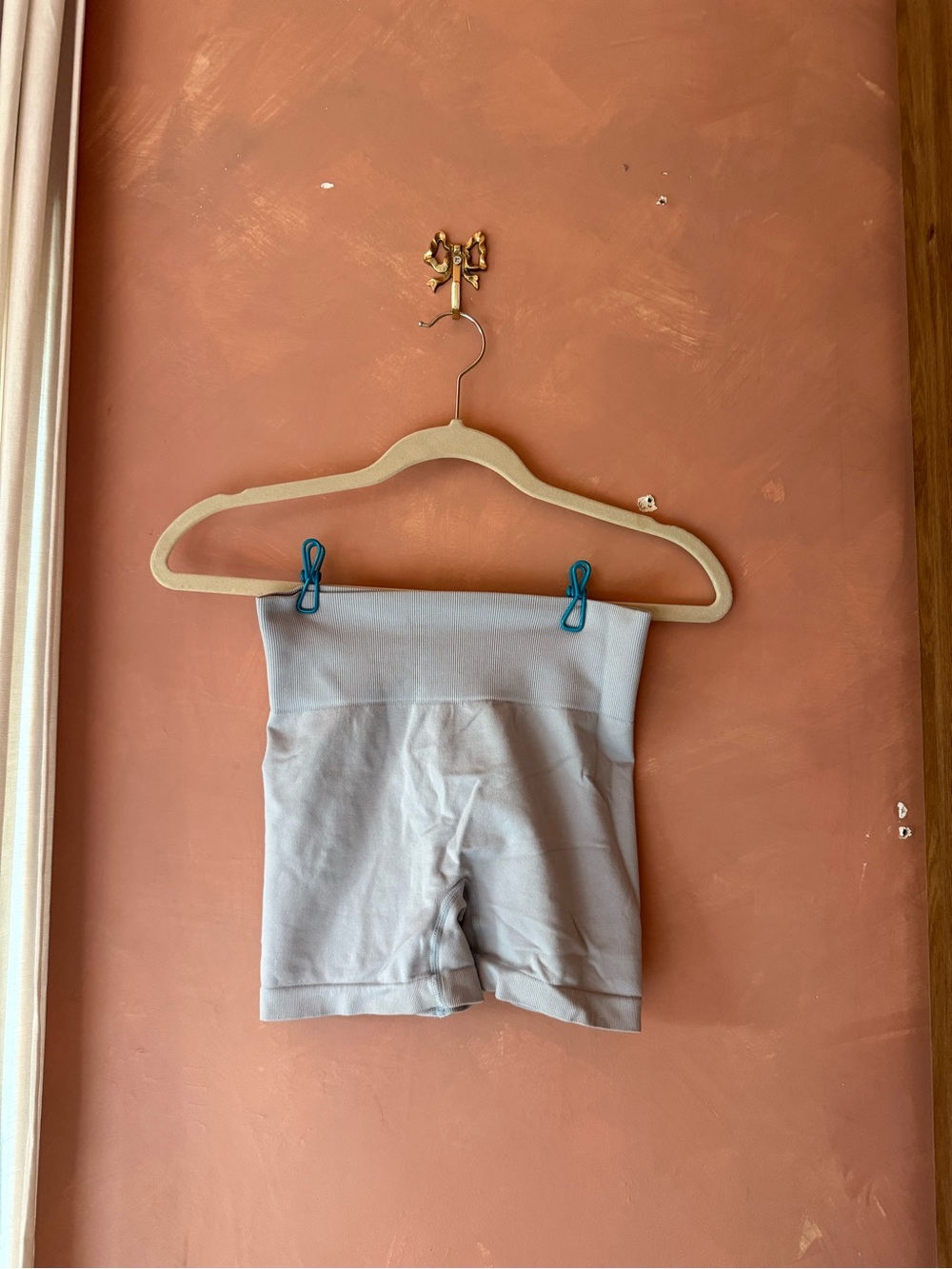 Woman’s Light Gray Stretch Bike Shorts
